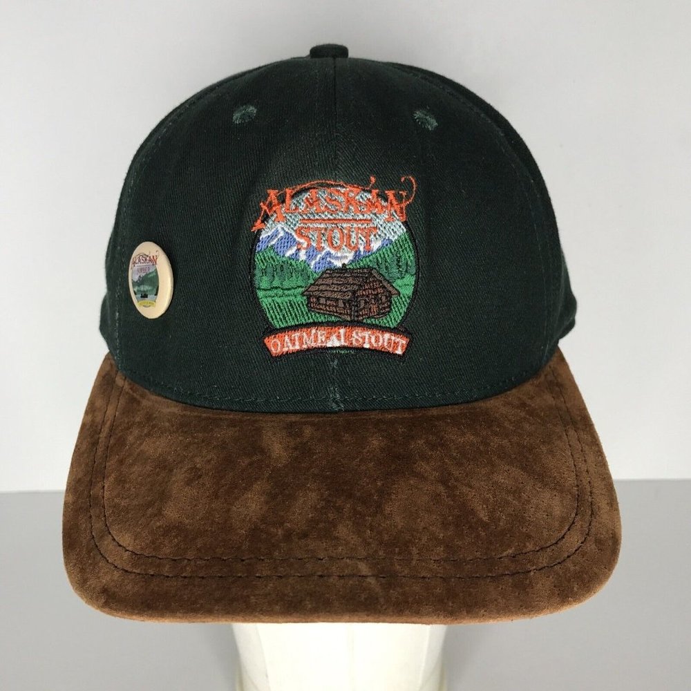 Alaskan Stout Oatmeal Stout Strapback Hat with Pin